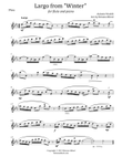 Largo from Winter (for Flute and Piano)
