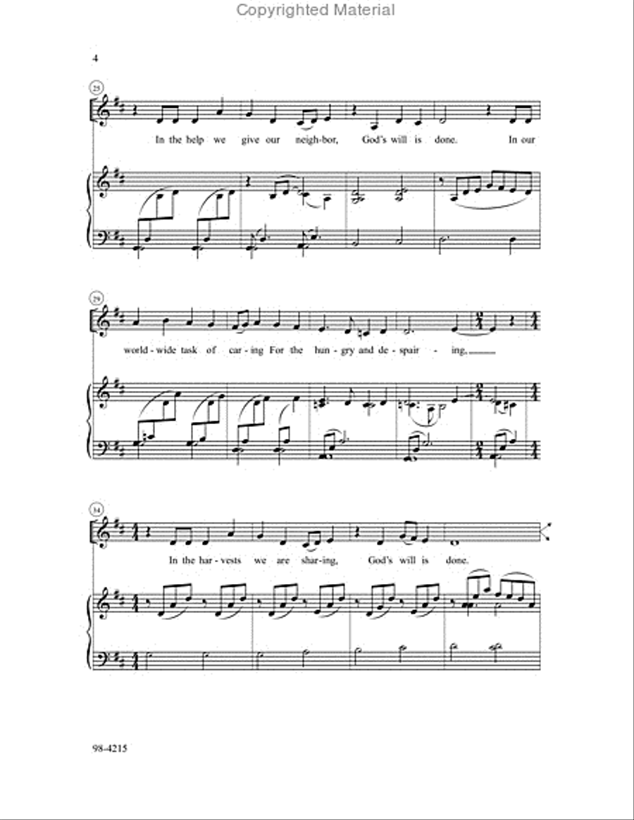 For the Fruits of His Creation SA scores gallery preview page 4
