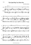 The Quiet Way you Move Me for flute and piano