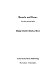 Reverie and Dance for flute and marimba