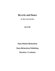 Reverie and Dance for flute and marimba-flute part