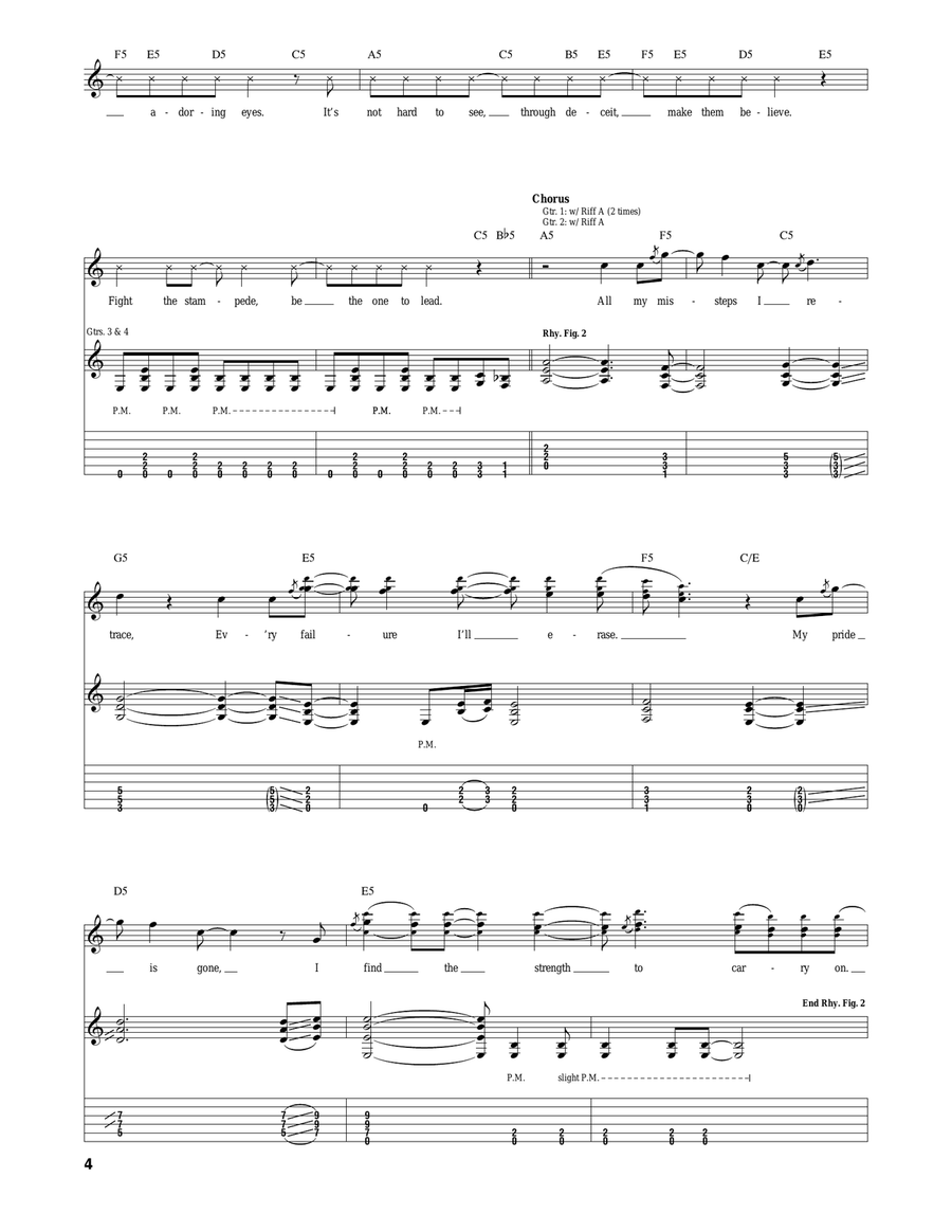 Criticism And Self Realization Acoustic Guitar scores gallery preview page 4