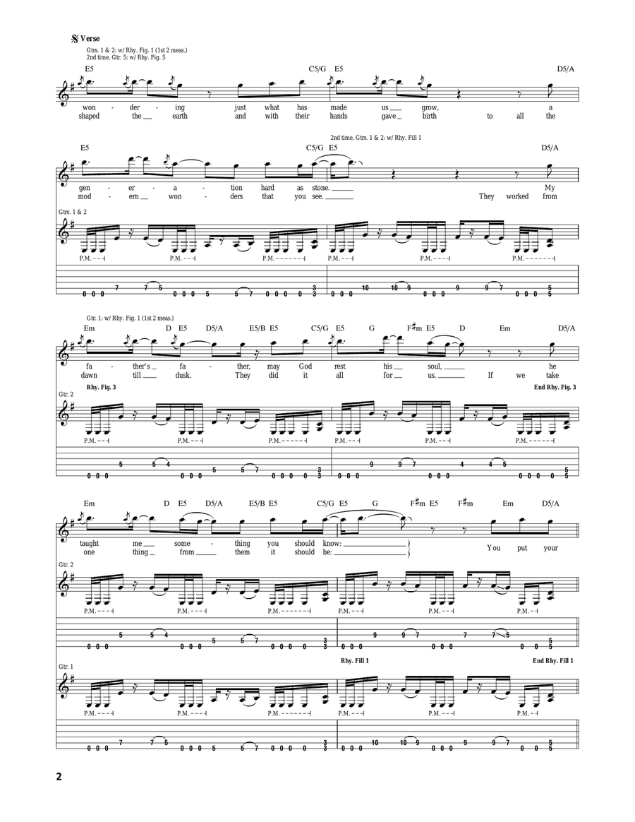 The Greatest Generation The Greatest Generation Acoustic Guitar scores gallery preview page 2