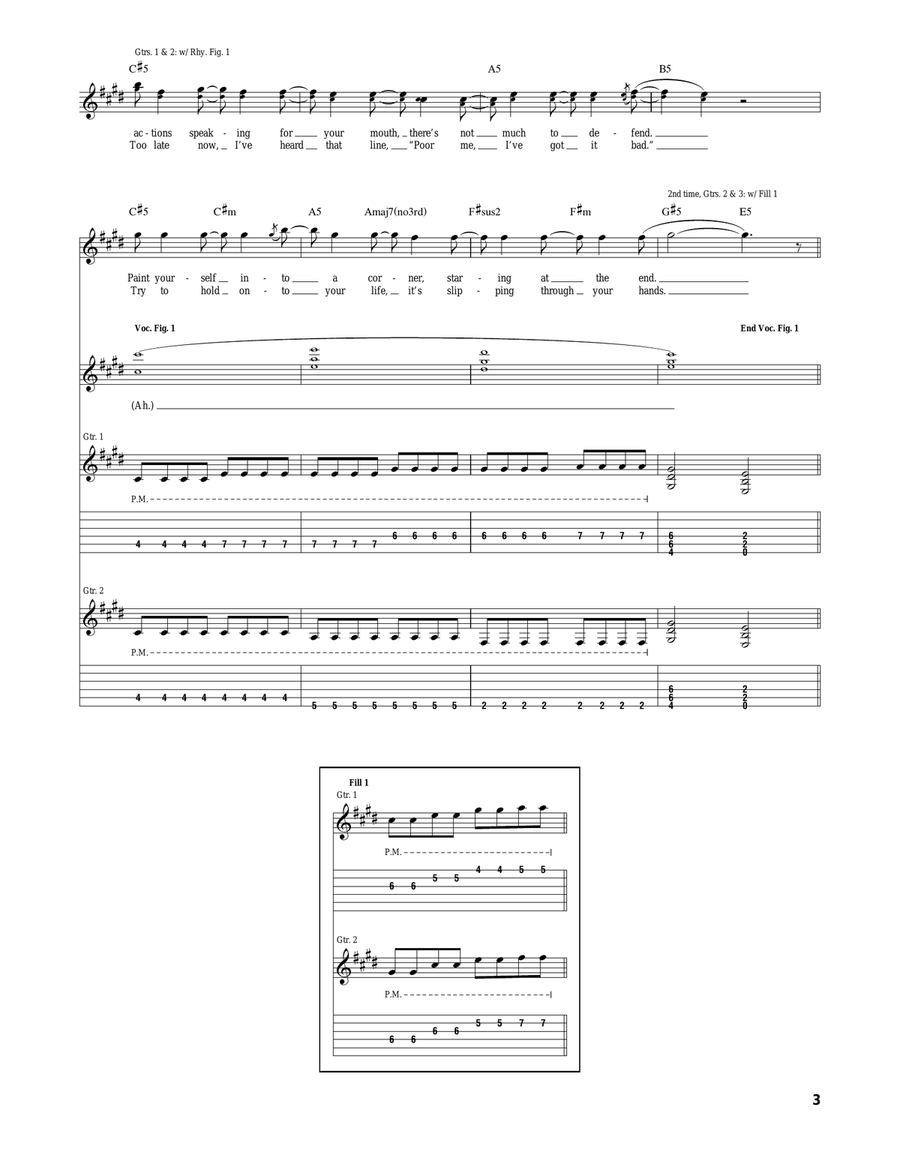 Bite My Tongue Bite My Tongue Acoustic Guitar scores gallery preview page 3