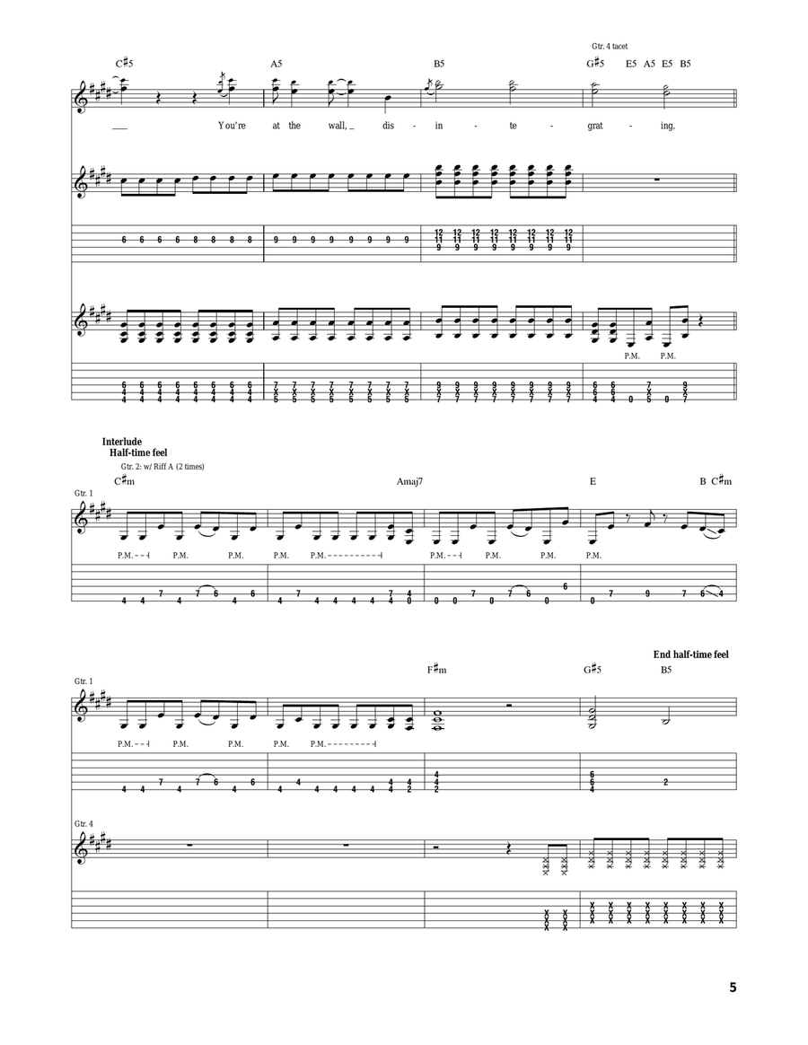 Bite My Tongue Bite My Tongue Acoustic Guitar scores gallery preview page 5