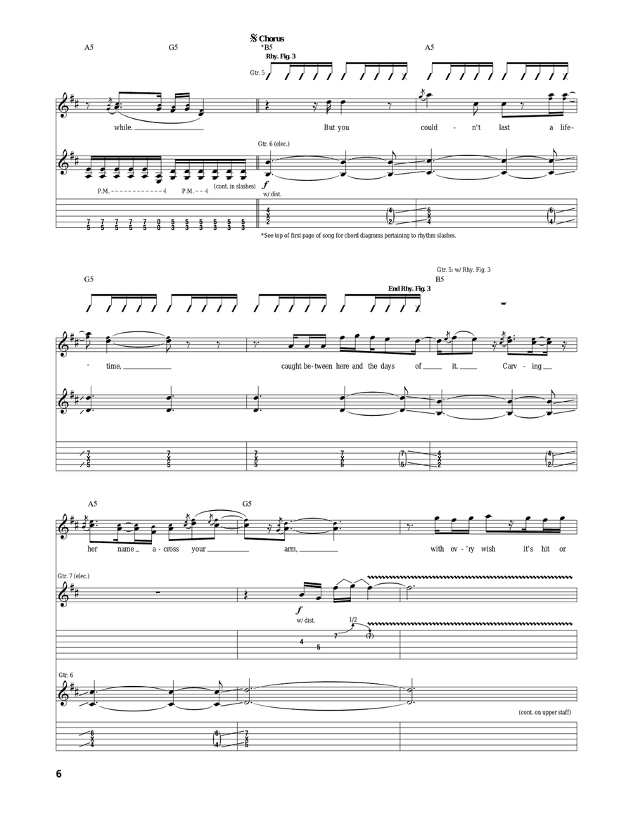 The Light & The Glass The Light & The Glass Acoustic Guitar scores gallery preview page 6
