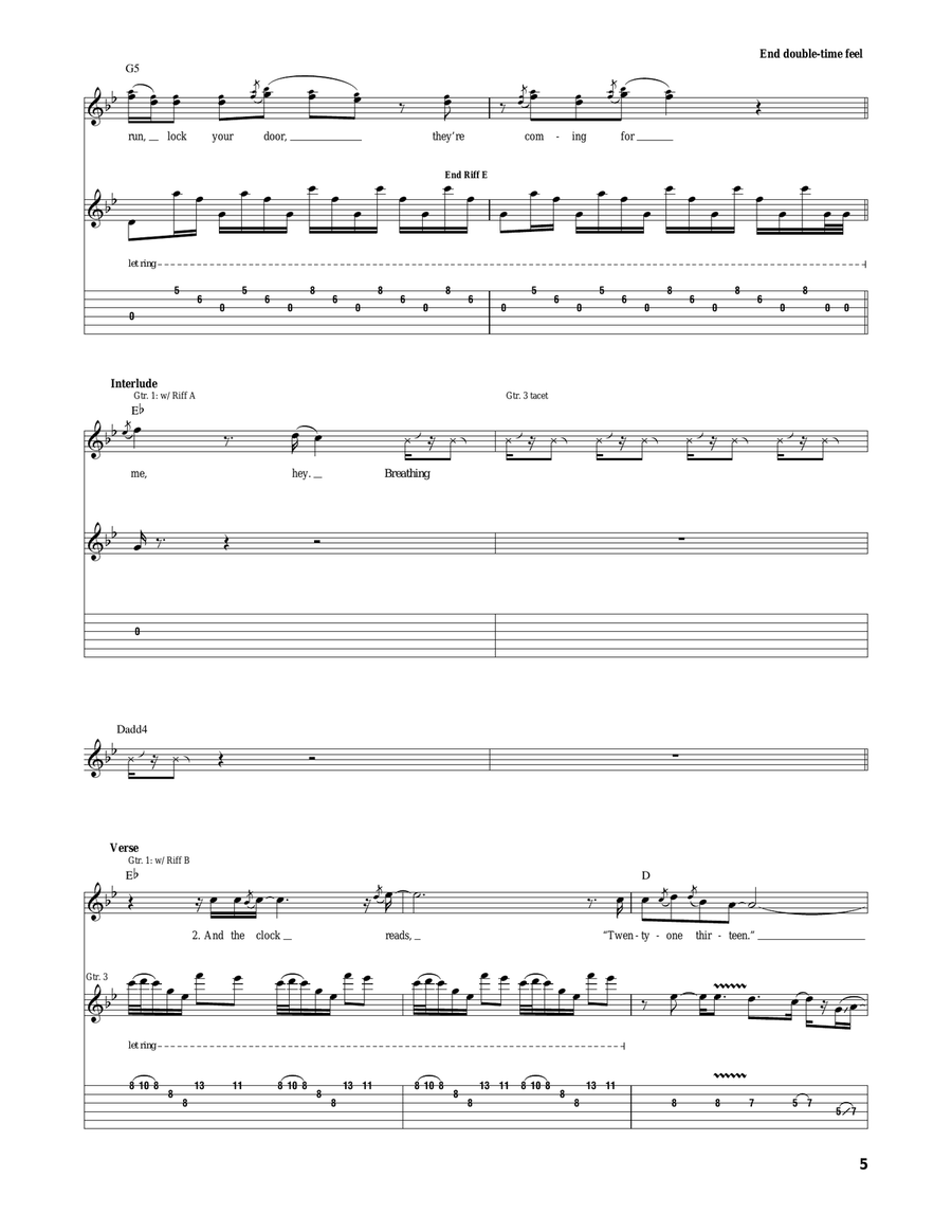 21:13 21:13 Acoustic Guitar scores gallery preview page 5