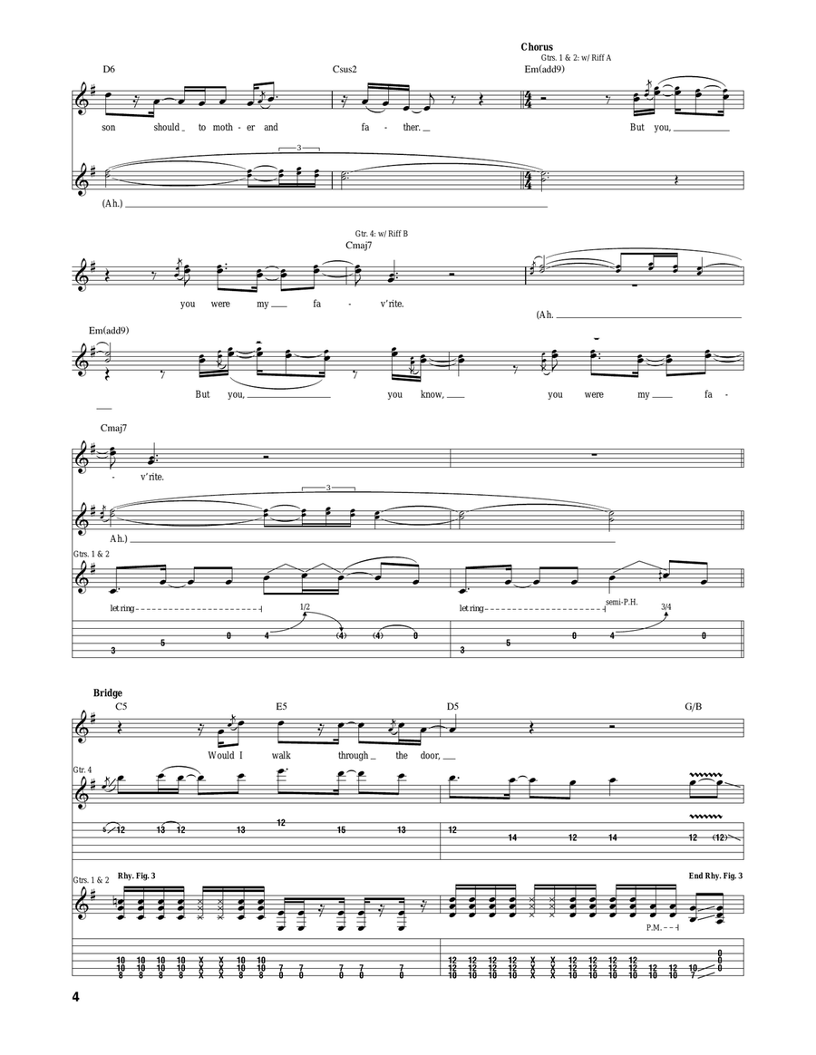 The Crowing The Crowing Acoustic Guitar scores gallery preview page 4