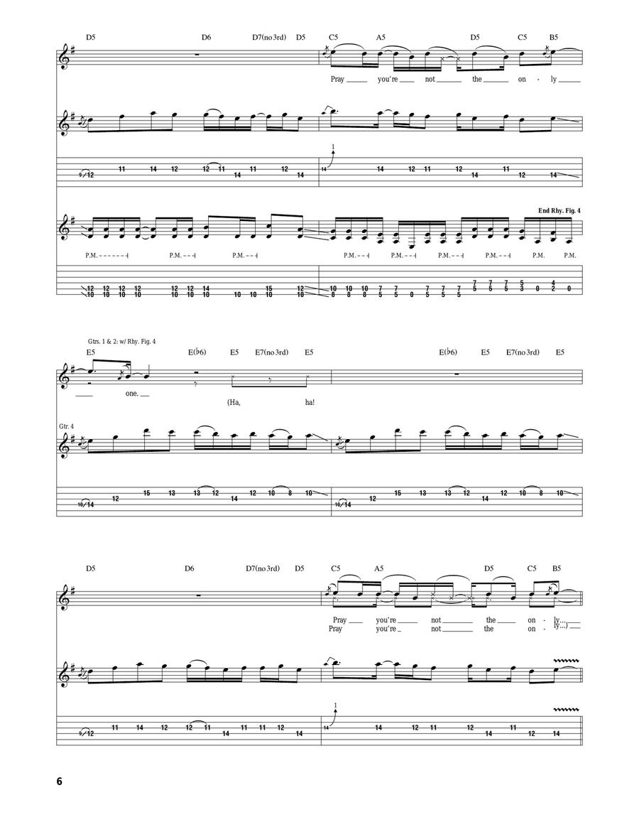 The Crowing The Crowing Acoustic Guitar scores gallery preview page 6