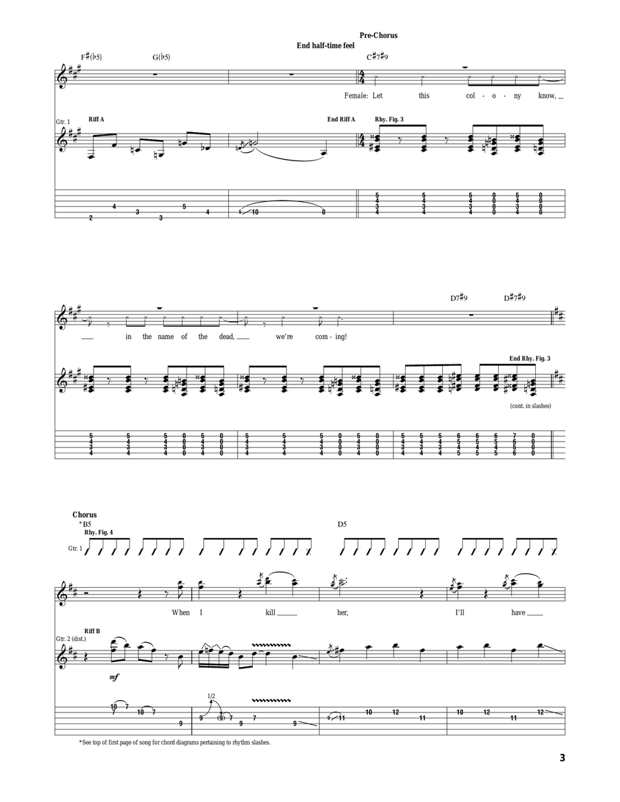 The Camper Velourium III: Al The Killer Acoustic Guitar scores gallery preview page 3
