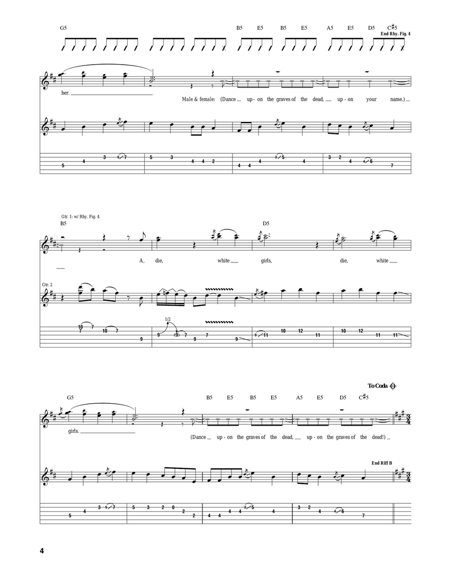 The Camper Velourium III: Al The Killer Acoustic Guitar scores gallery preview page 4