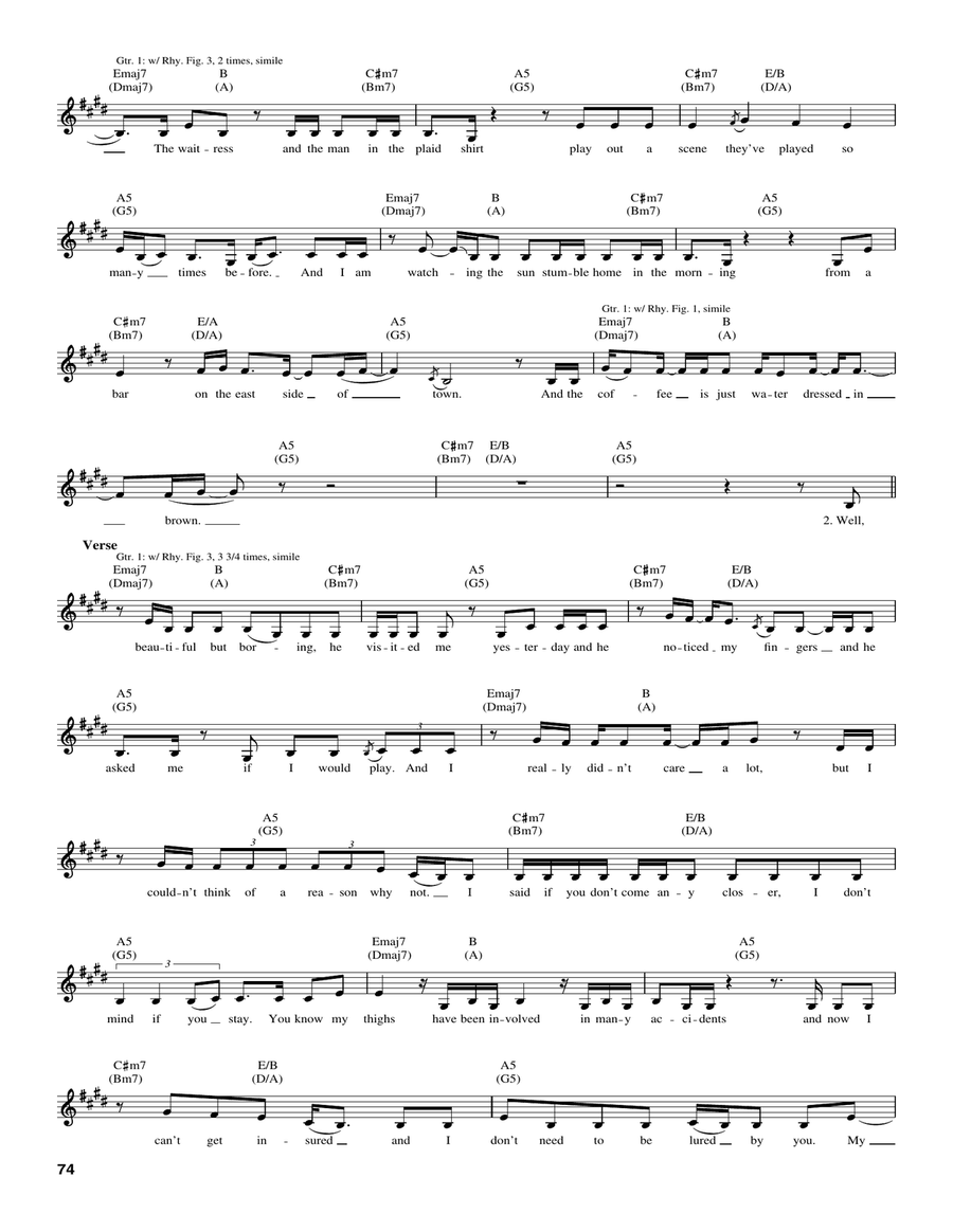 Out Of Habit Out Of Habit Acoustic Guitar scores gallery preview page 2