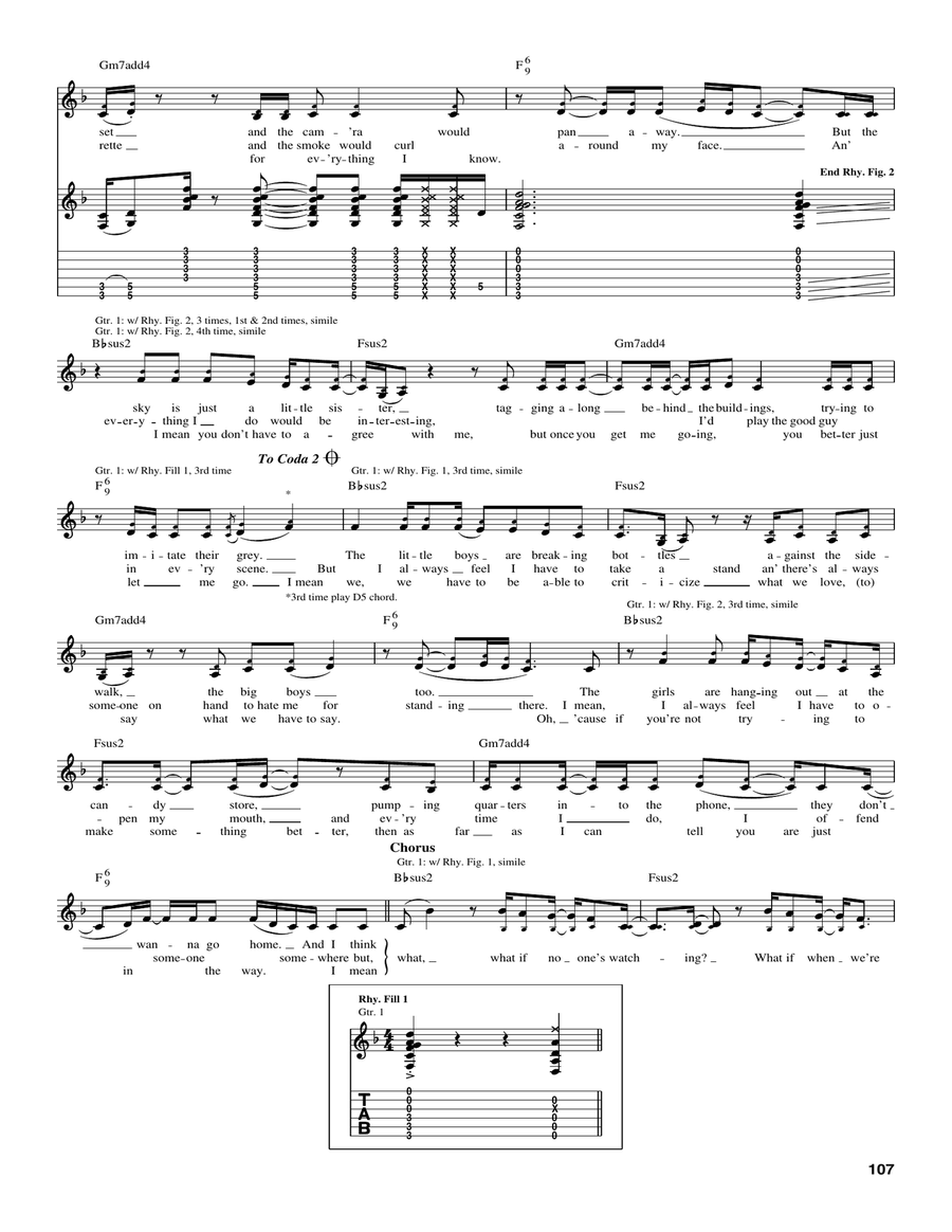 What If No One's Watching Acoustic Guitar scores gallery preview page 2