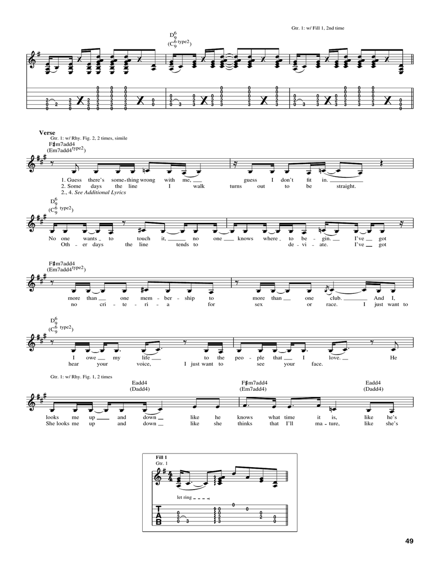 In Or Out In Or Out Acoustic Guitar scores gallery preview page 2