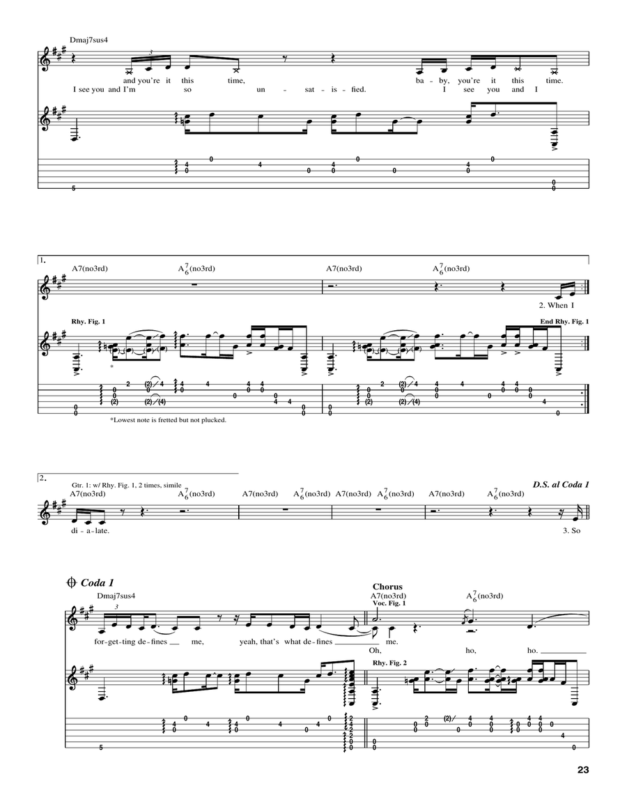 Dilate Dilate Acoustic Guitar scores gallery preview page 3