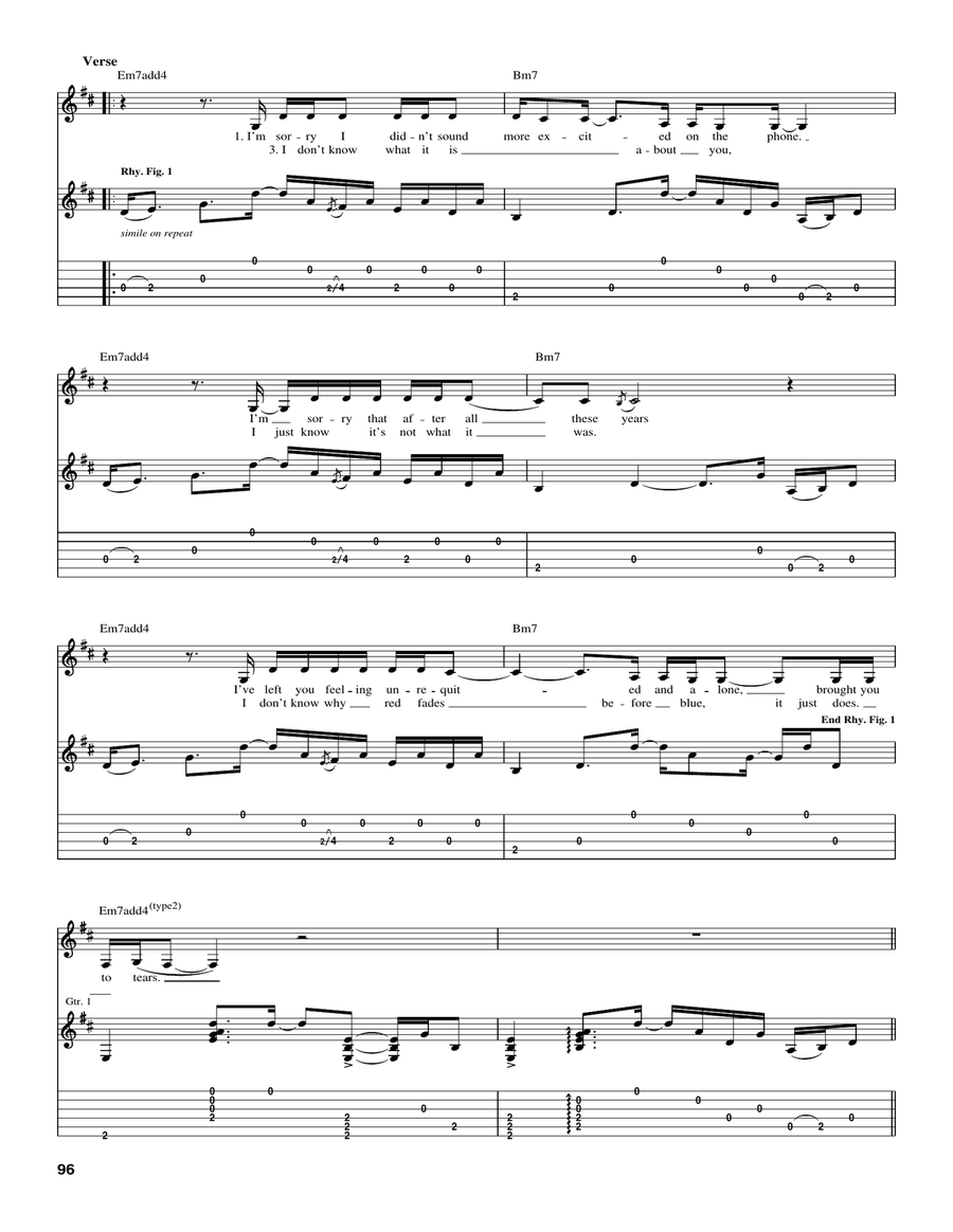 Sorry I Am Sorry I Am Acoustic Guitar scores gallery preview page 2