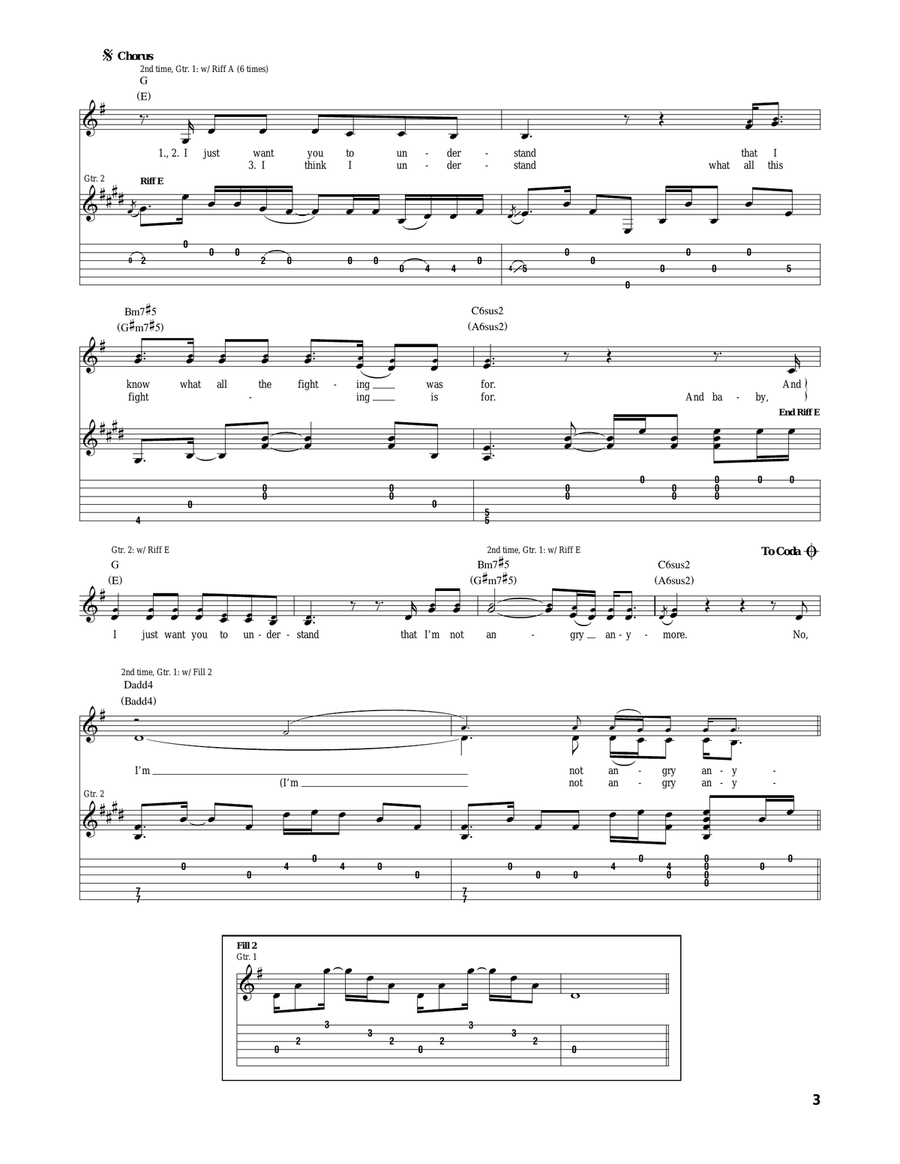 Angry Anymore Angry Anymore Acoustic Guitar scores gallery preview page 3