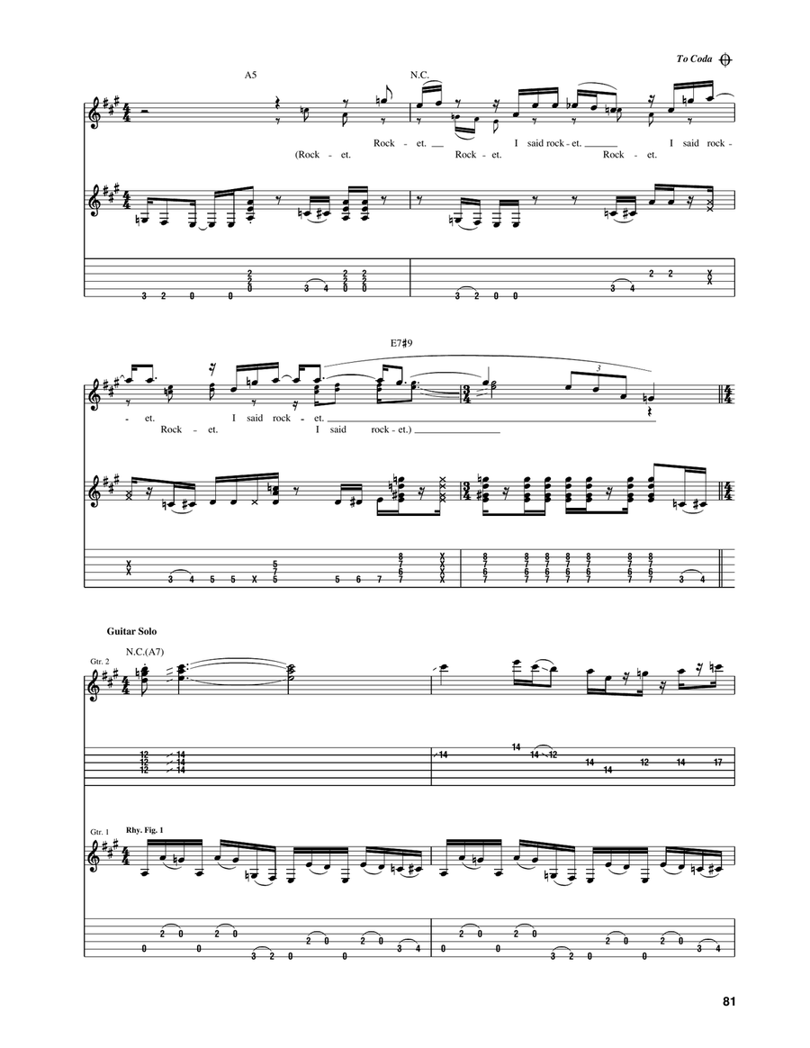 Rocket In My Pocket Rocket In My Pocket Acoustic Guitar scores gallery preview page 4