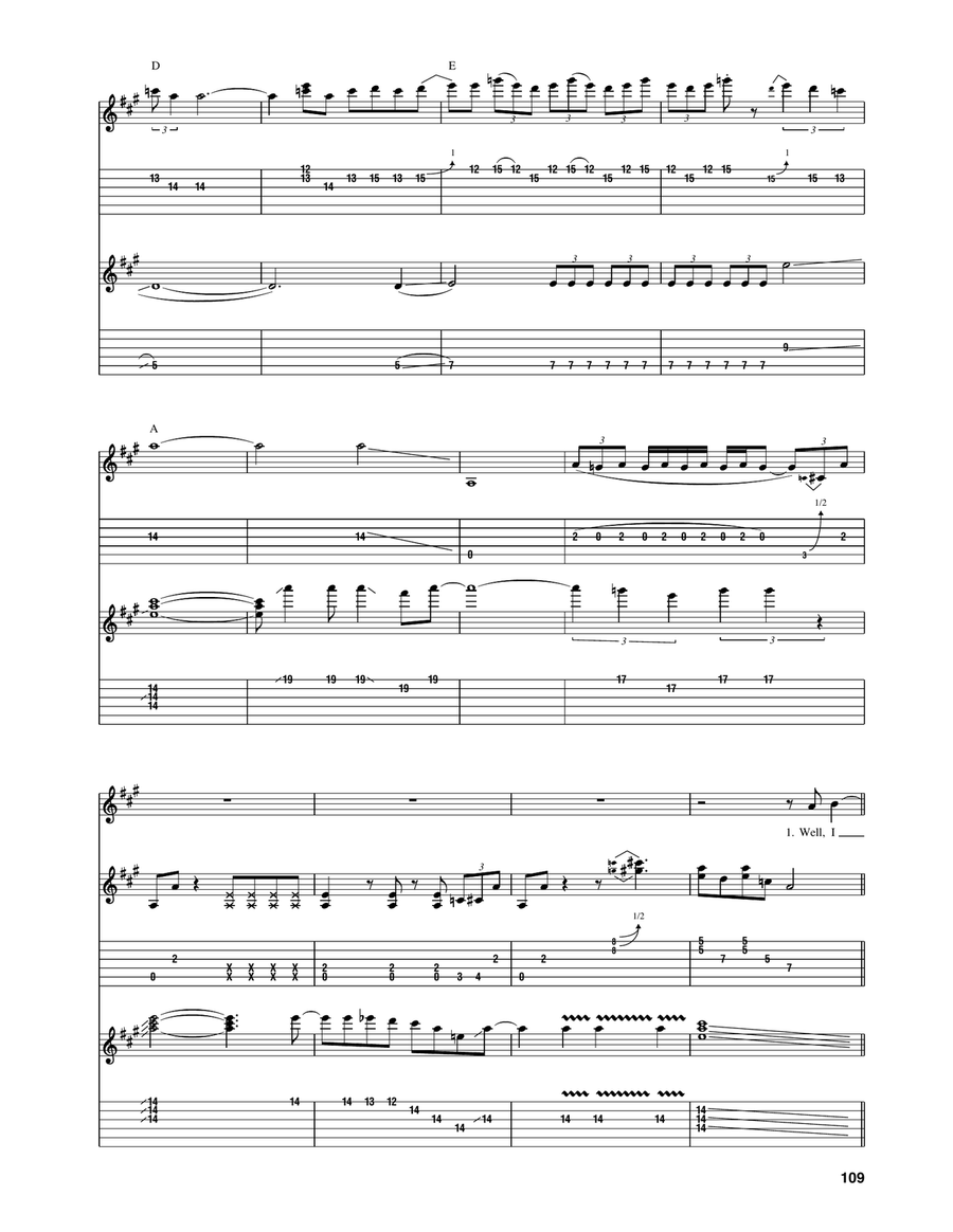 Tripe Face Boogie Acoustic Guitar scores gallery preview page 2