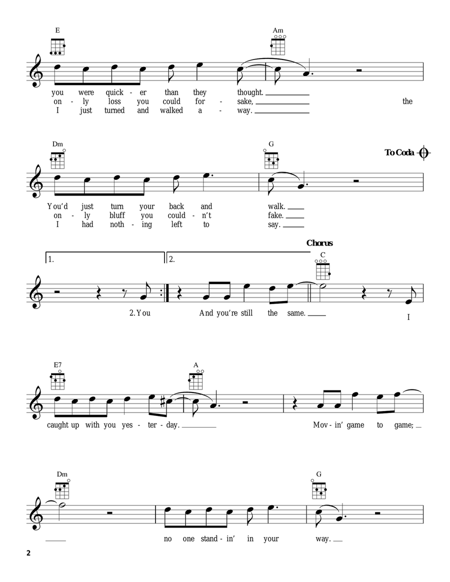 Still The Same Still The Same Ukulele scores gallery preview page 2