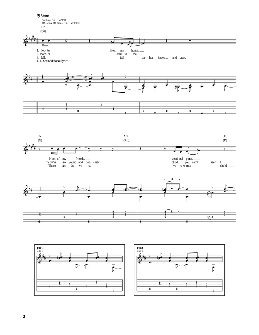 Sportin' Life Sportin' Life Acoustic Guitar scores gallery preview page 2
