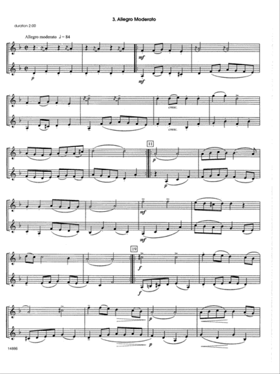 Fun For Two With Schubert Clarinet Duet scores gallery preview page 5