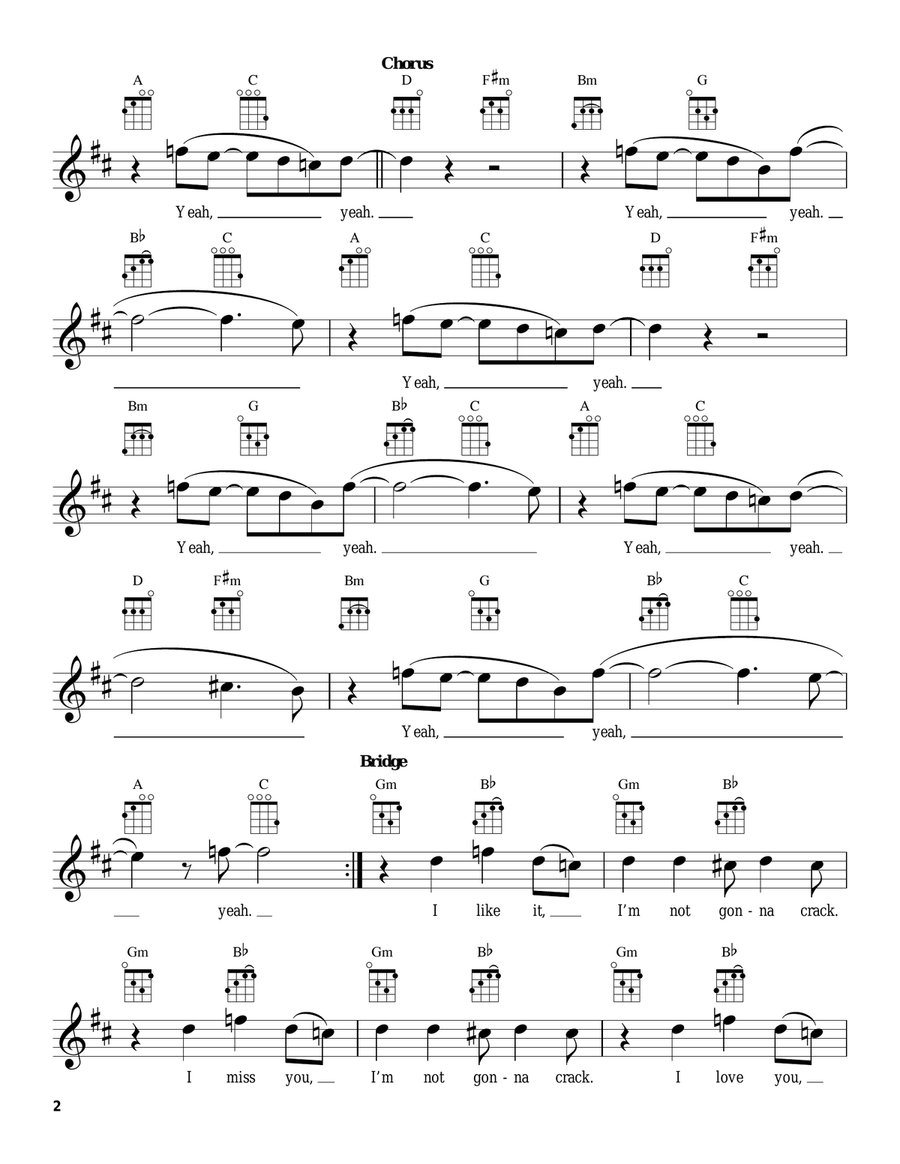 Lithium Lithium Ukulele scores gallery preview page 2