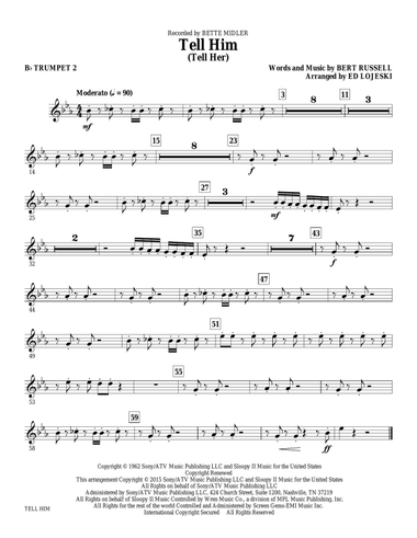 Tell Him (Tell Her) - Bb Trumpet 2