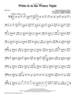 White Is in the Winter Night - Cello 1