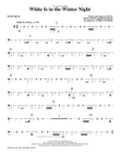 White Is in the Winter Night - Drum (Opt. Set)