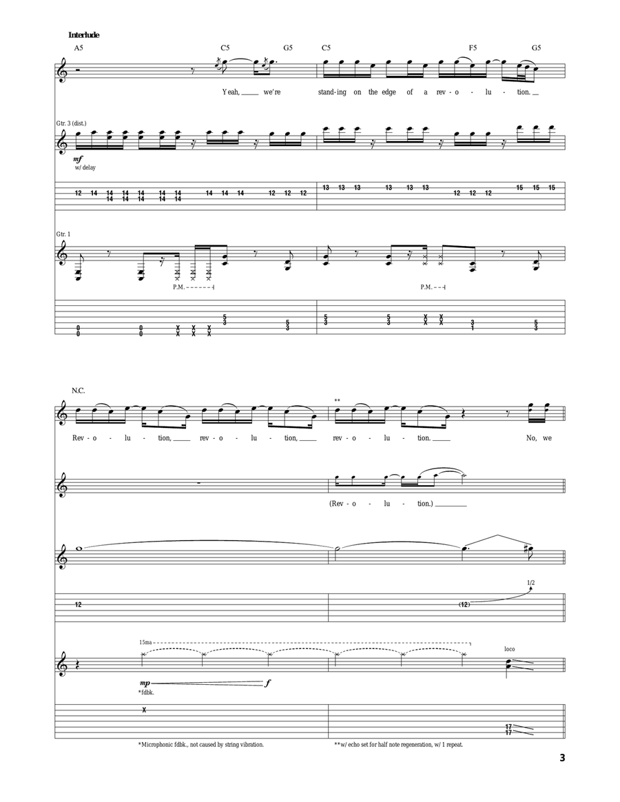 Edge Of A Revolution Edge Of A Revolution Acoustic Guitar scores gallery preview page 3