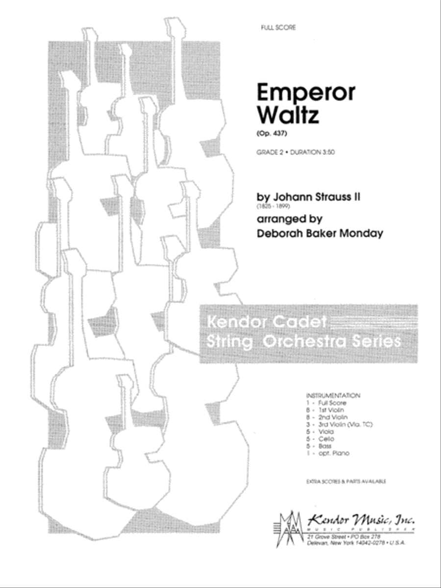Emperor Waltz (Opus 437) - Full Score Score scores gallery preview page 1