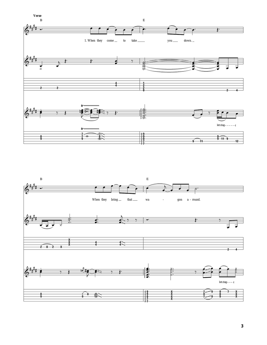 Sugaree Sugaree Acoustic Guitar scores gallery preview page 3