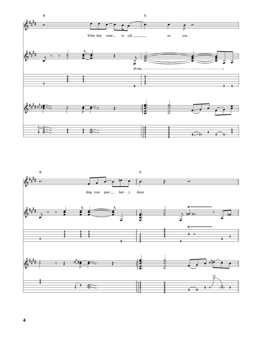 Sugaree Sugaree Acoustic Guitar scores gallery preview page 4