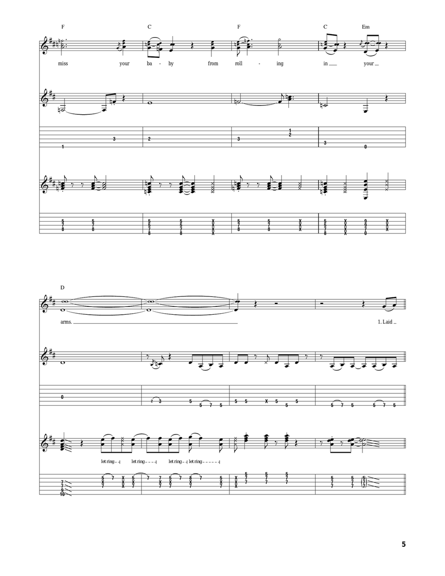 I Know You Rider I Know You Rider Acoustic Guitar scores gallery preview page 5