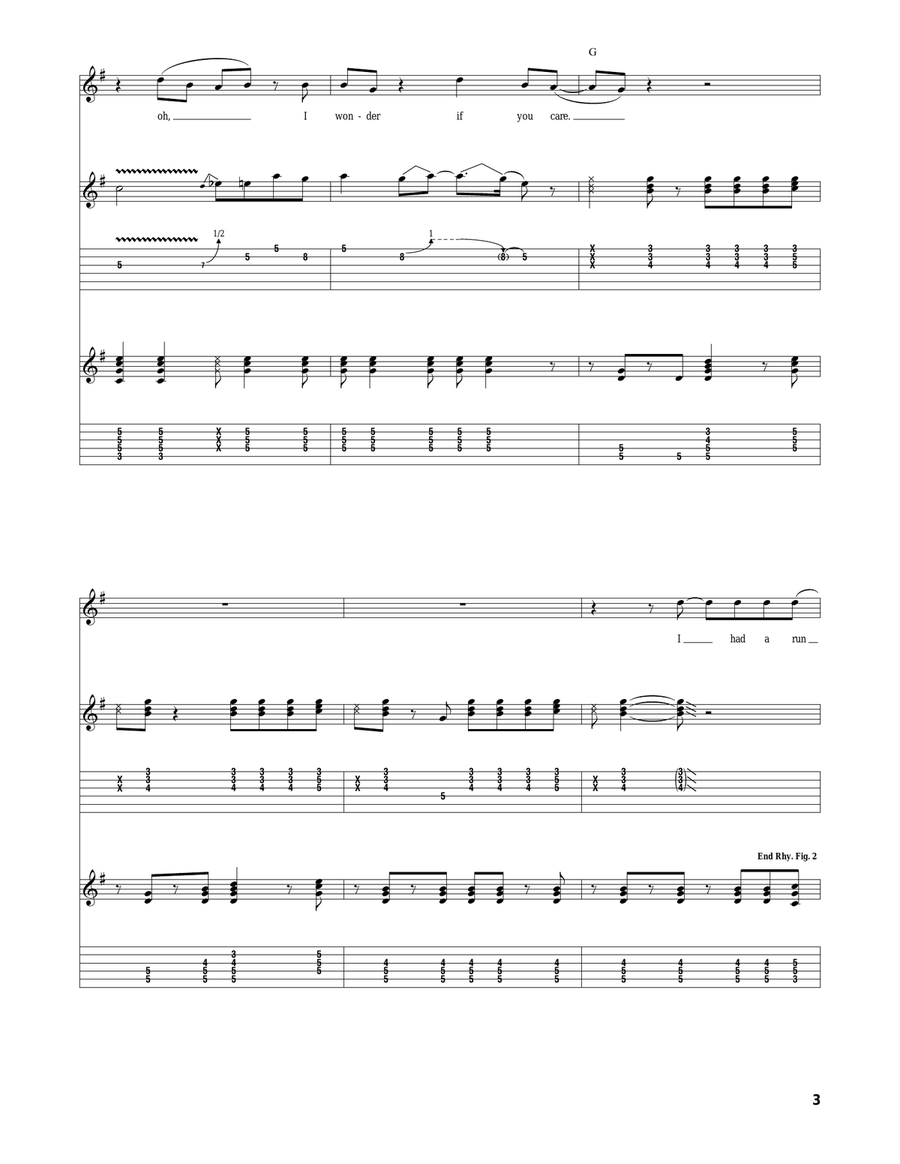 Bertha Bertha Acoustic Guitar scores gallery preview page 3