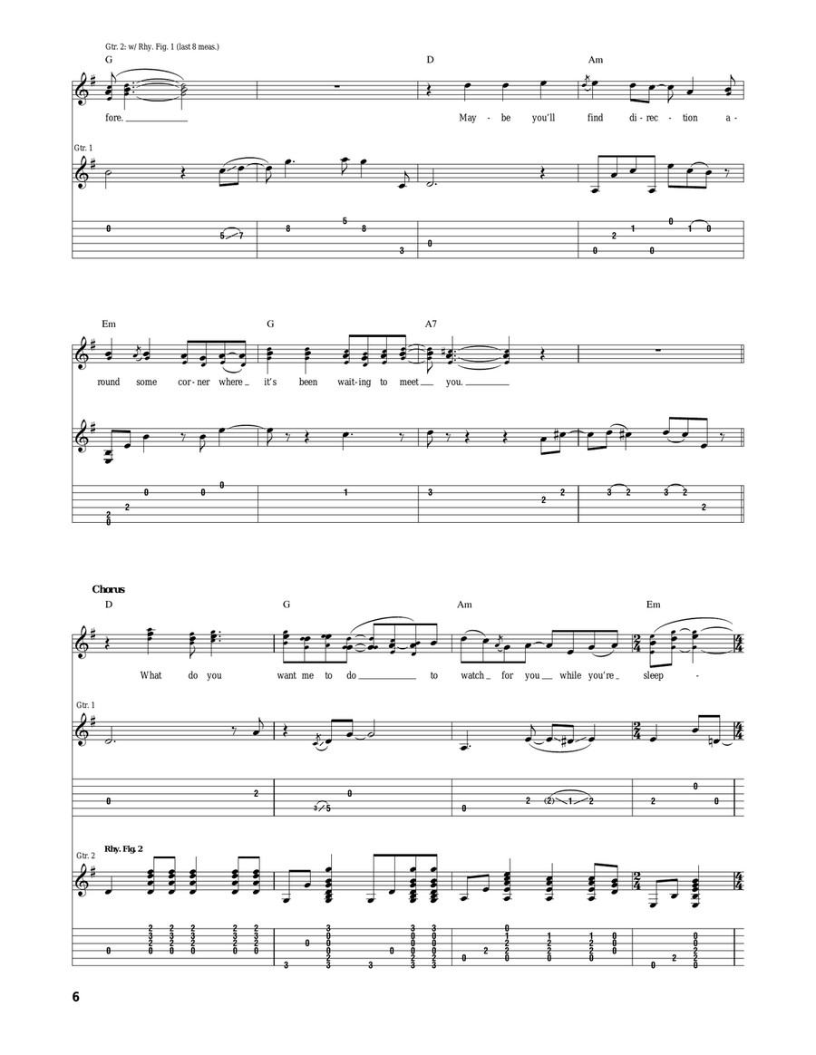 Box Of Rain Box Of Rain Acoustic Guitar scores gallery preview page 6