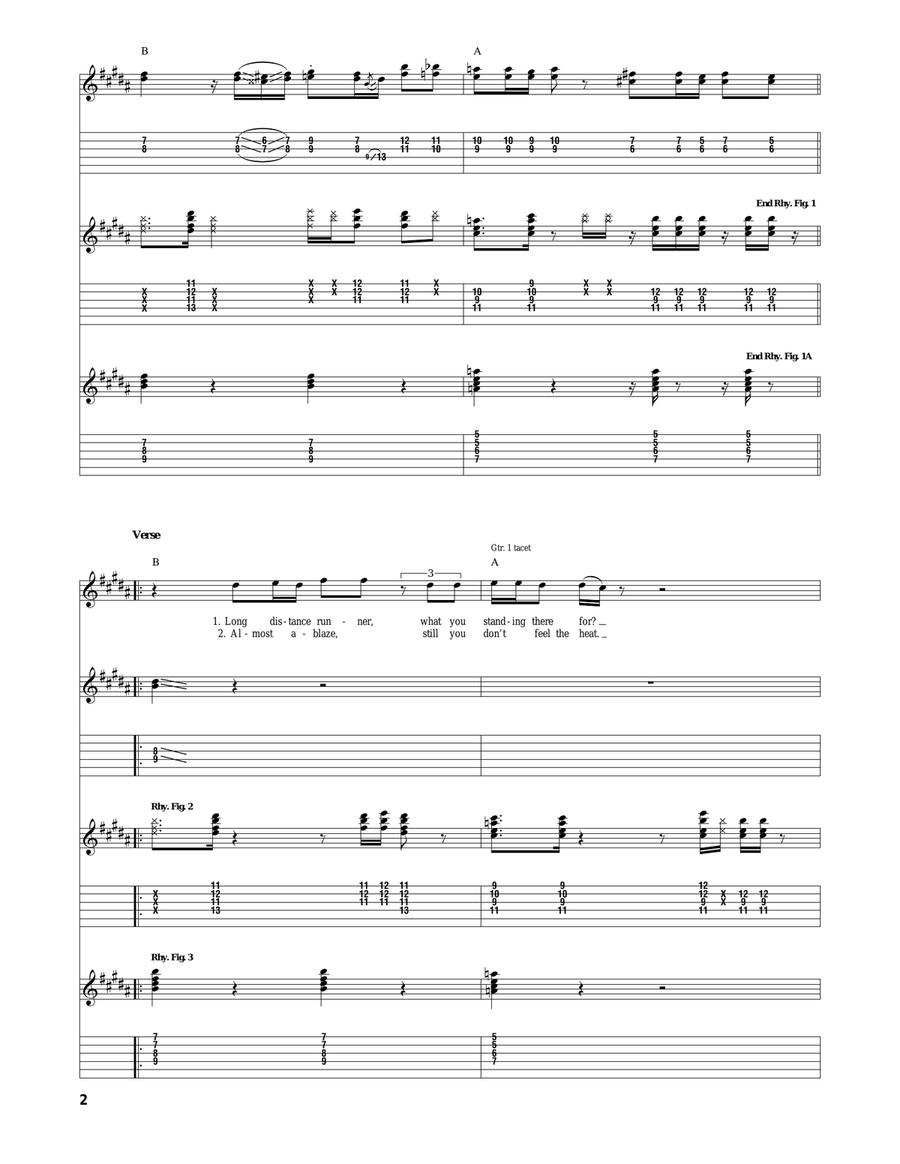 Fire On The Mountain Fire On The Mountain Acoustic Guitar scores gallery preview page 2
