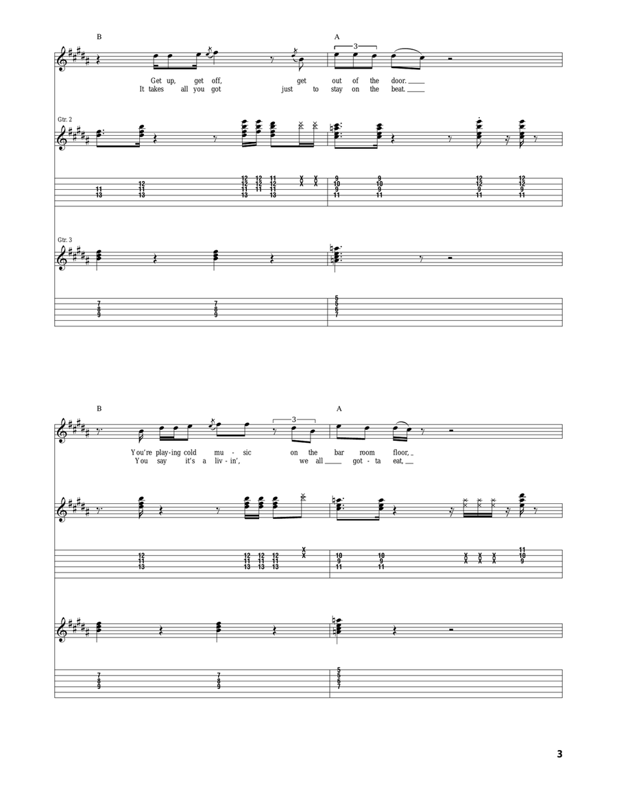 Fire On The Mountain Fire On The Mountain Acoustic Guitar scores gallery preview page 3