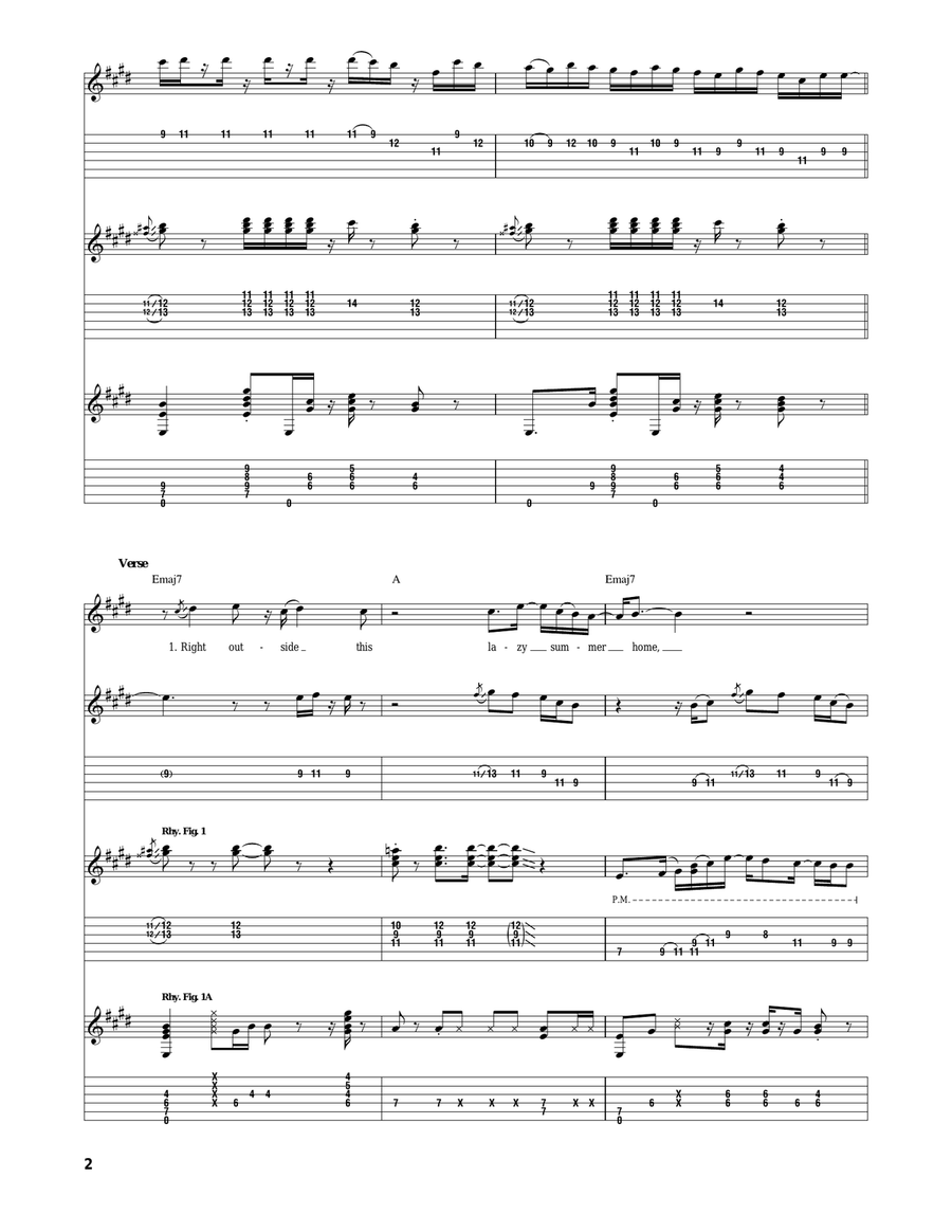 Eyes Of The World Eyes Of The World Acoustic Guitar scores gallery preview page 2