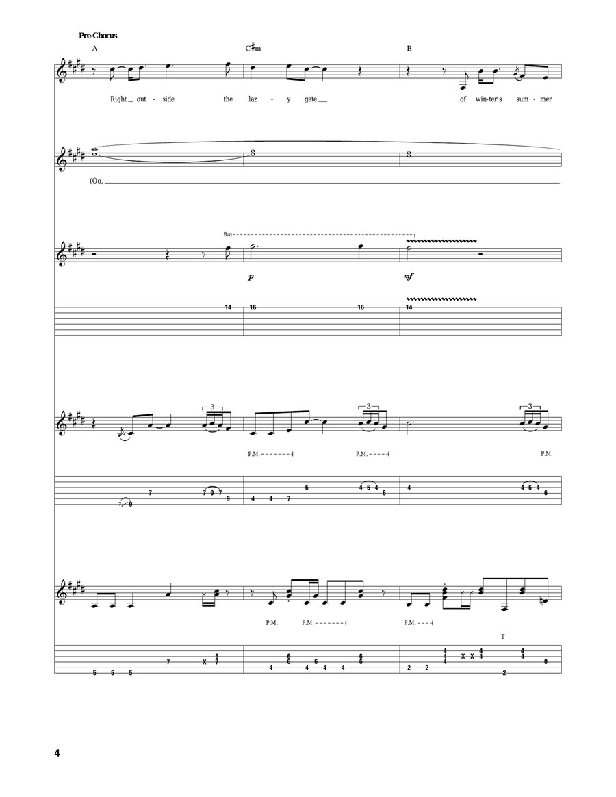 Eyes Of The World Eyes Of The World Acoustic Guitar scores gallery preview page 4
