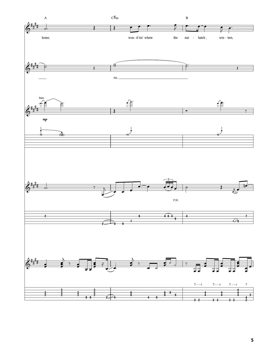 Eyes Of The World Eyes Of The World Acoustic Guitar scores gallery preview page 5