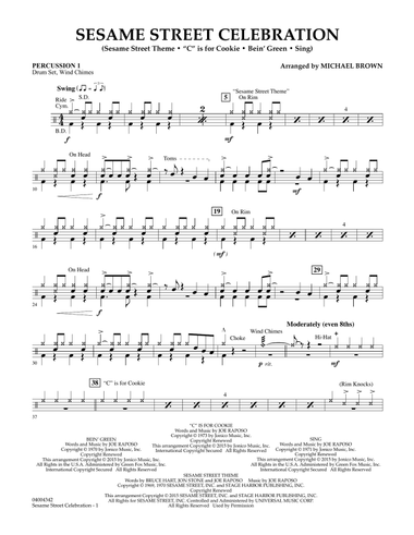 Sesame Street Celebration - Percussion 1