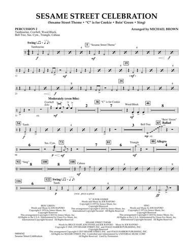 Sesame Street Celebration - Percussion 2