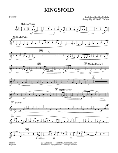 Kingsfold - F Horn