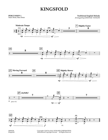 Kingsfold - Percussion 1