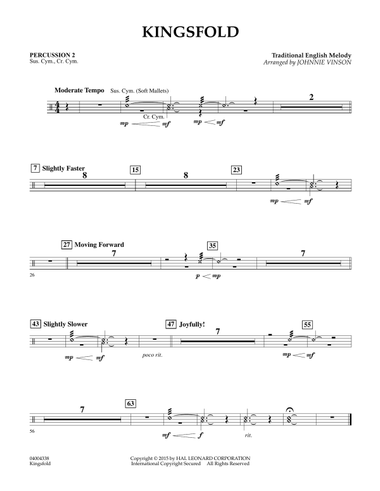 Kingsfold - Percussion 2