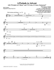 A Prelude To Advent (with Prelude In E Minor and O Come, O Come, Emmanuel) - Percussion