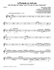 A Prelude To Advent (with Prelude In E Minor and O Come, O Come, Emmanuel) - Violin 1