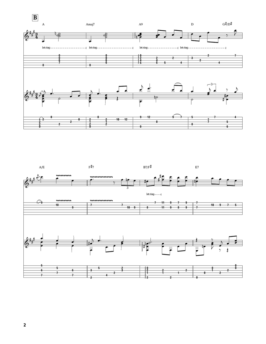 Tennessee Waltz Tennessee Waltz Acoustic Guitar scores gallery preview page 2
